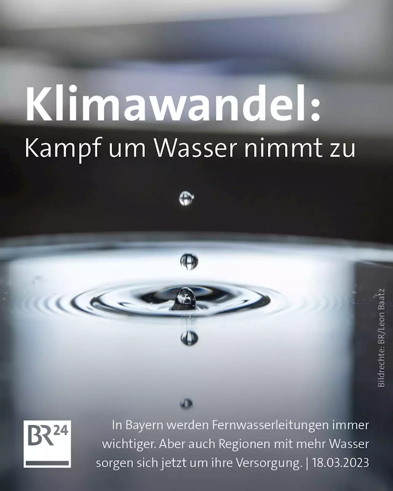 Klimawandel in Bayern: 'Der Kampf ums Wasser nimmt zu'