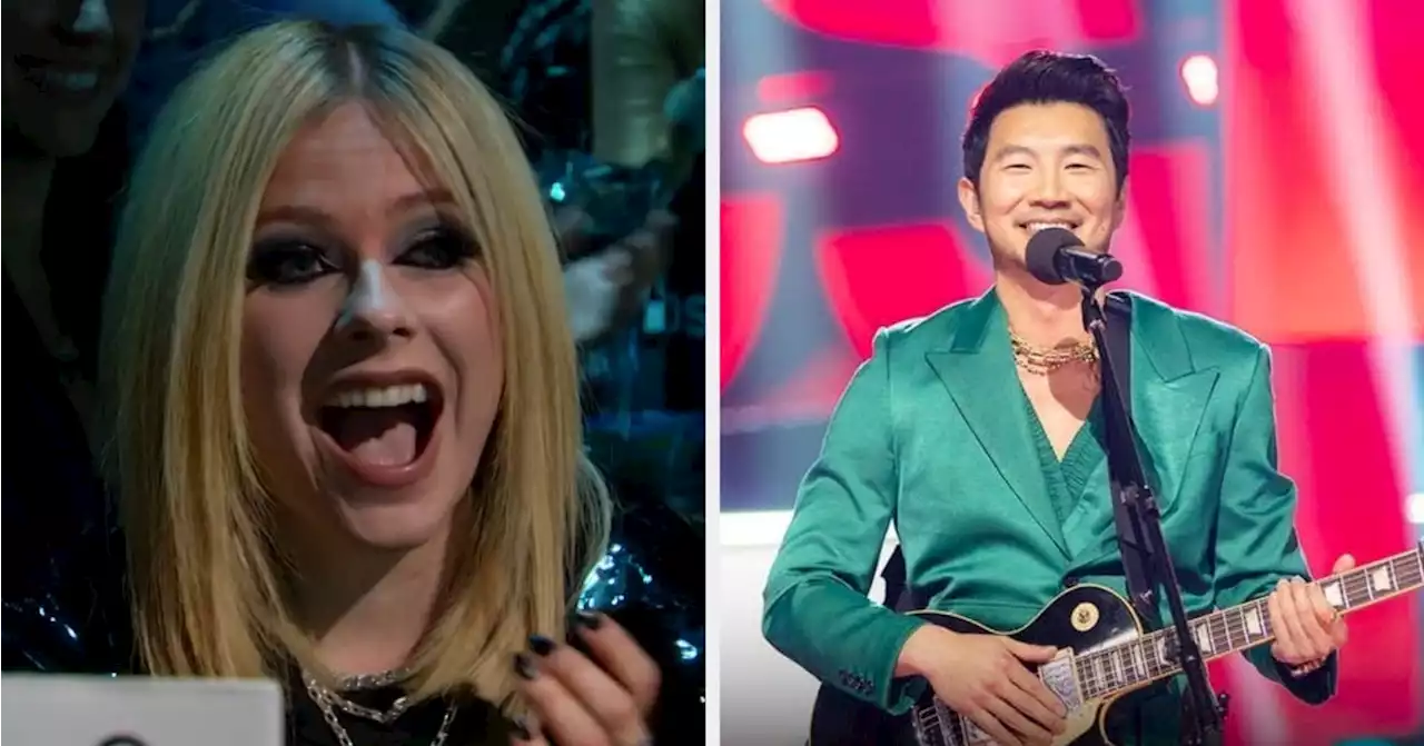 Simu Liu Sang A Medley Of Avril Lavigne's Songs At The Juno Awards, And Her Reaction Is Everything