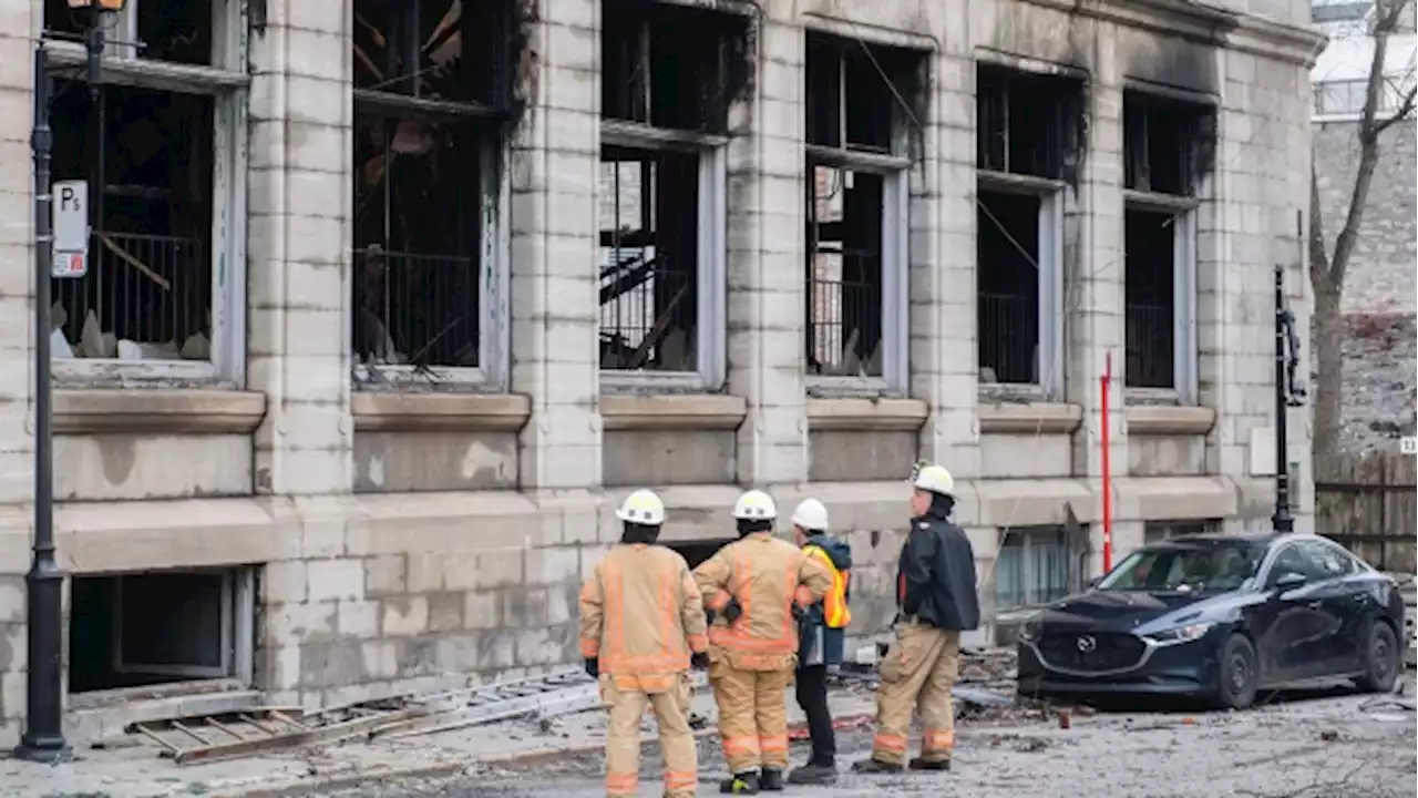 Seven missing after blaze destroyed Old Montreal building, fire officials say