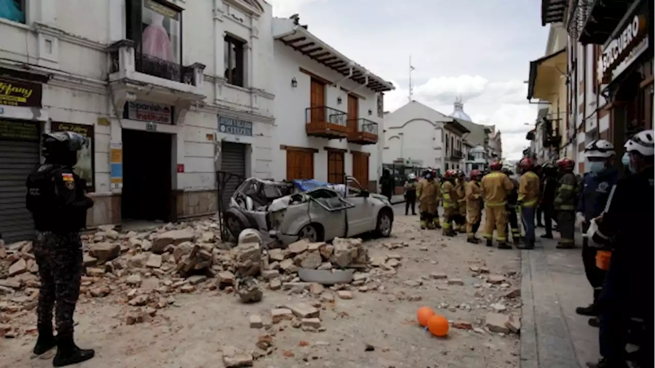 Strong earthquake kills at least 14 in Ecuador, 1 in Peru