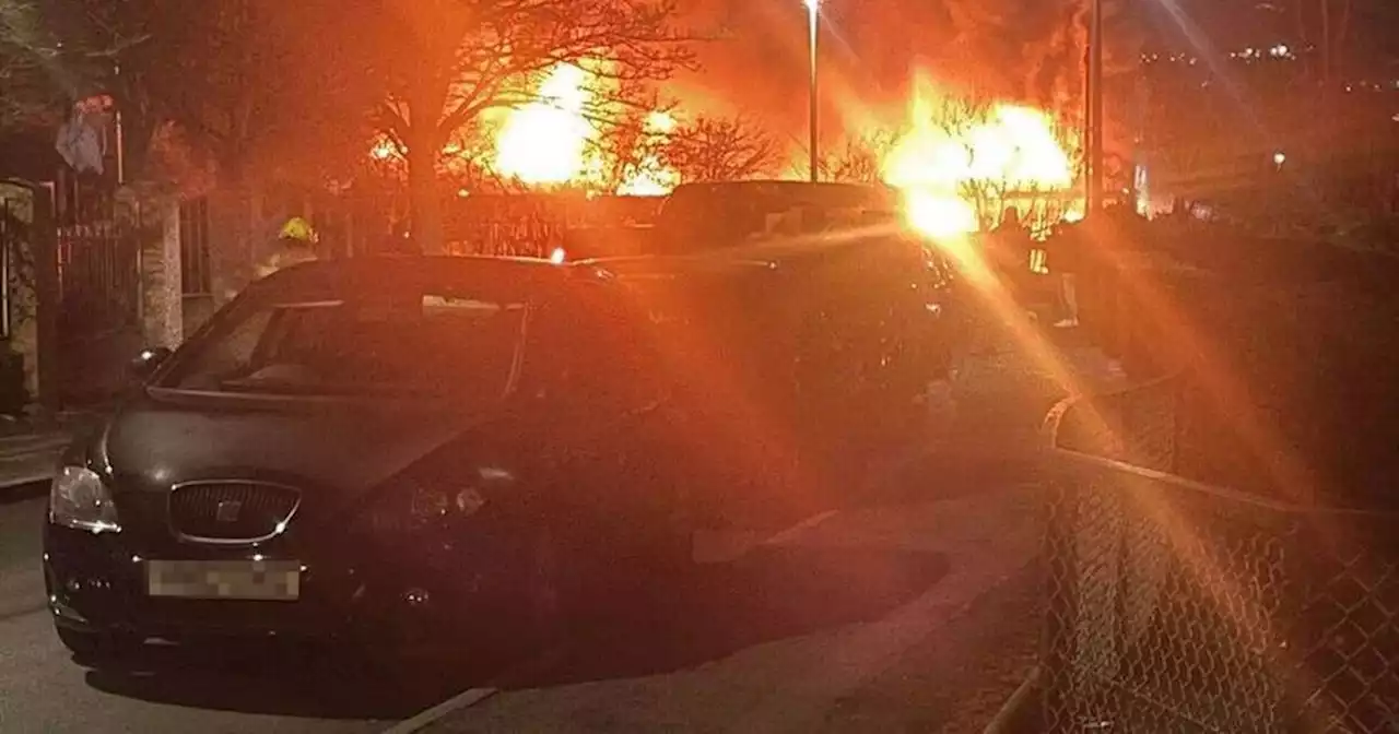 Firefighters tackling huge blaze near petrol station in Midlothian