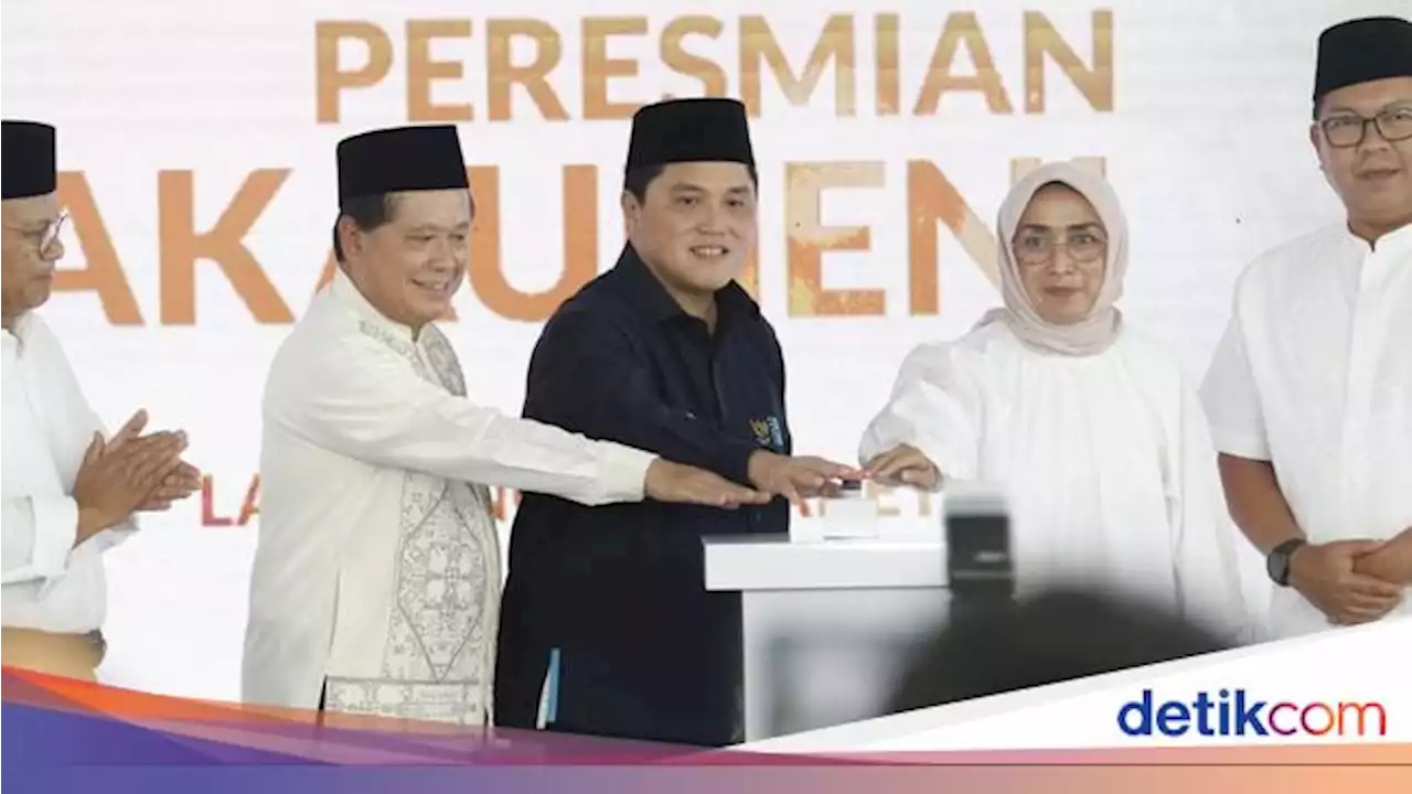 Erick Thohir Harap Proyek Kawasan BHC Jadi Ekosistem Berkelanjutan