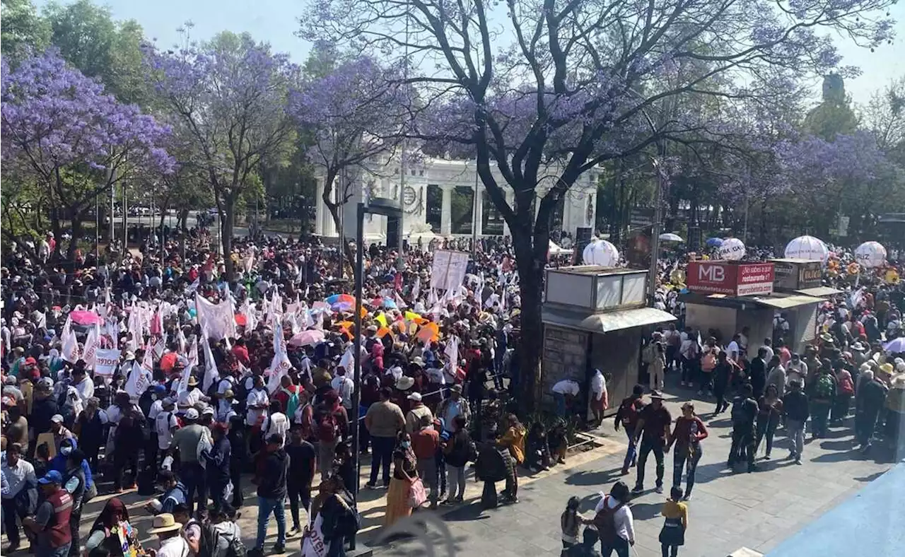 Mitin por aniversario de la Expropiación Petrolera en el Zócalo de la CDMX, minuto a minuto