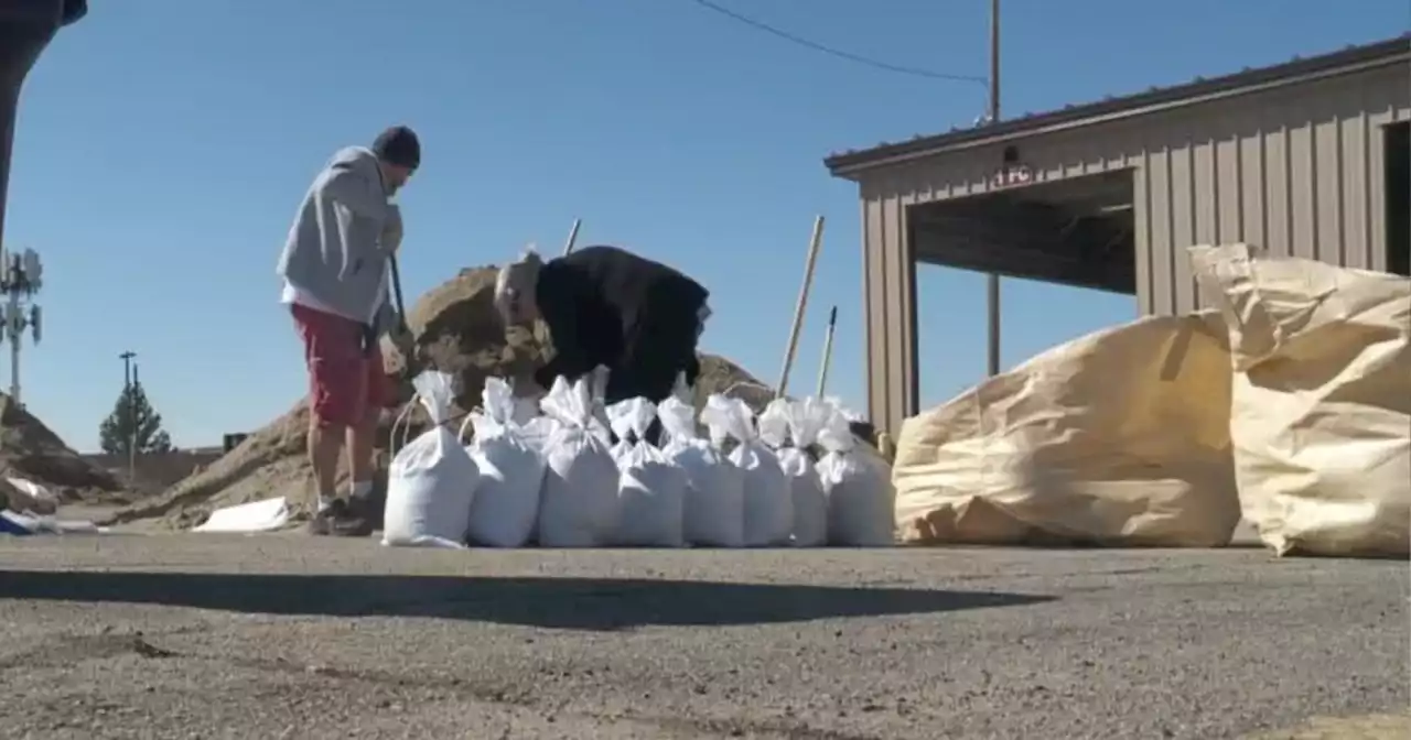 Salt Lake County workers, volunteers fill sandbags in preparation for potential spring flooding