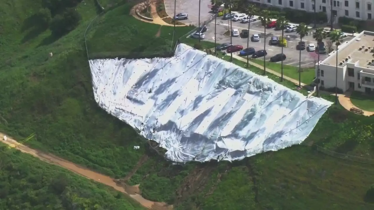 'LMU' letters in danger amid hillside collapse on Playa Vista campus