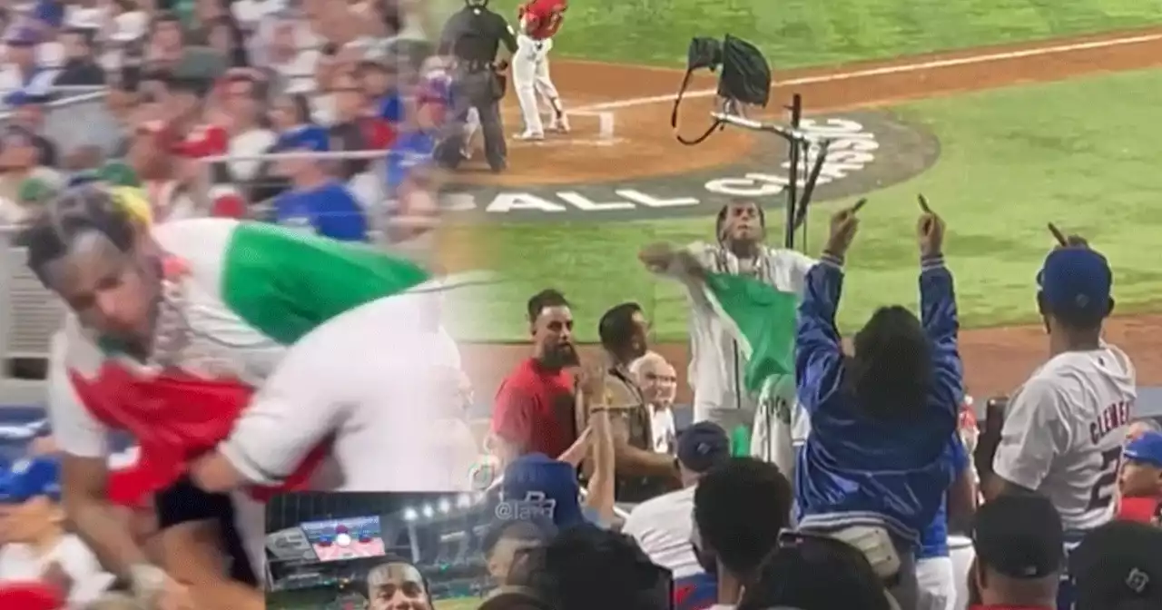 El rapero 6ix9ine se peleó con aficionados de Puerto Rico durante el partido del WBC ante México (VIDEO)