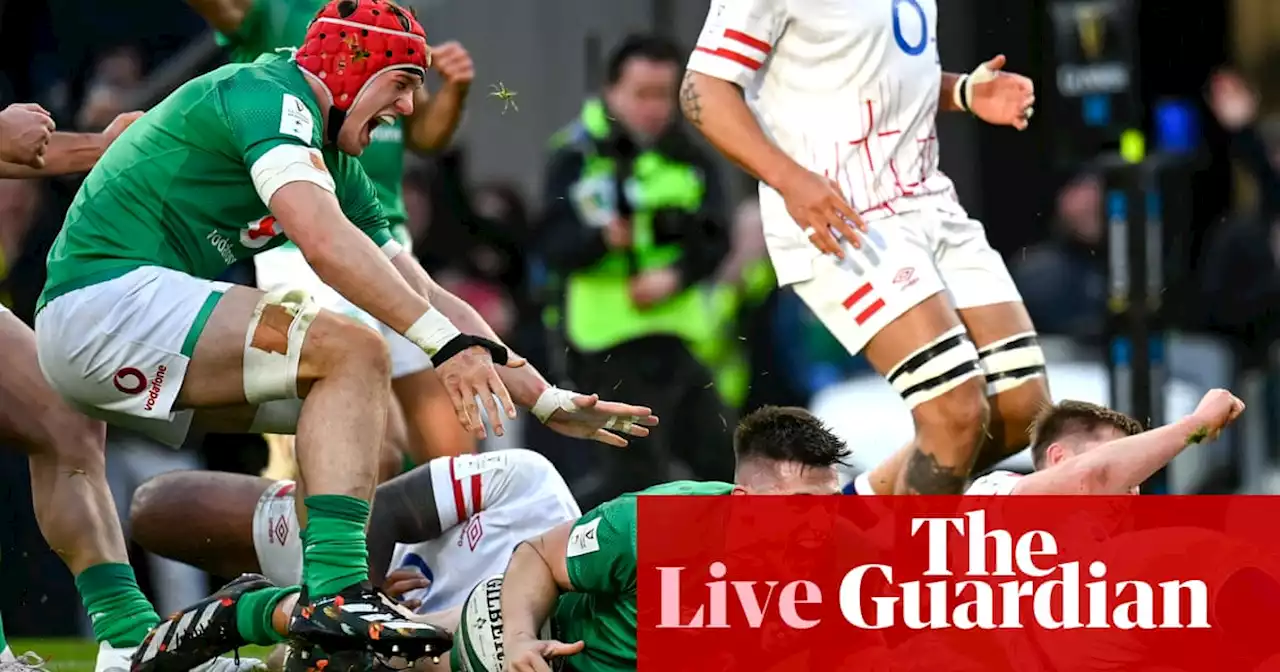 Ireland v England: Six Nations – live