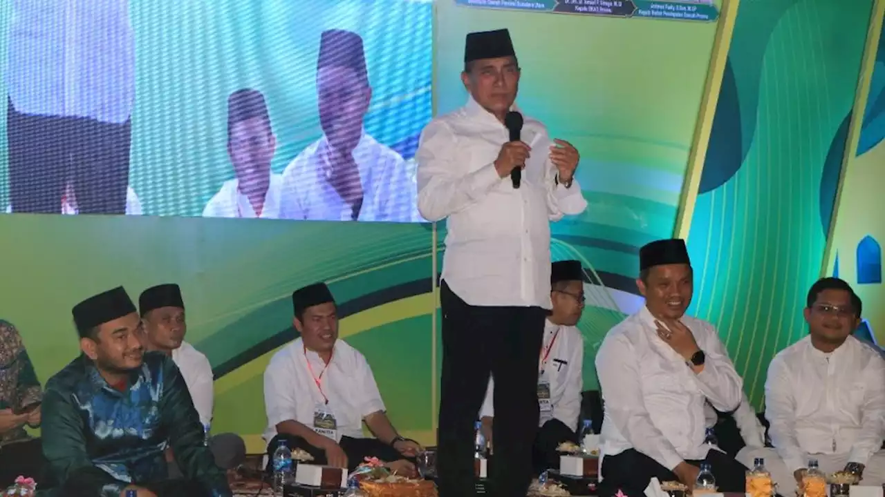 Gubernur Sumut Kenang Pawai Obor Saat Kecil, Ajak Warga Semarakkan Ramadhan