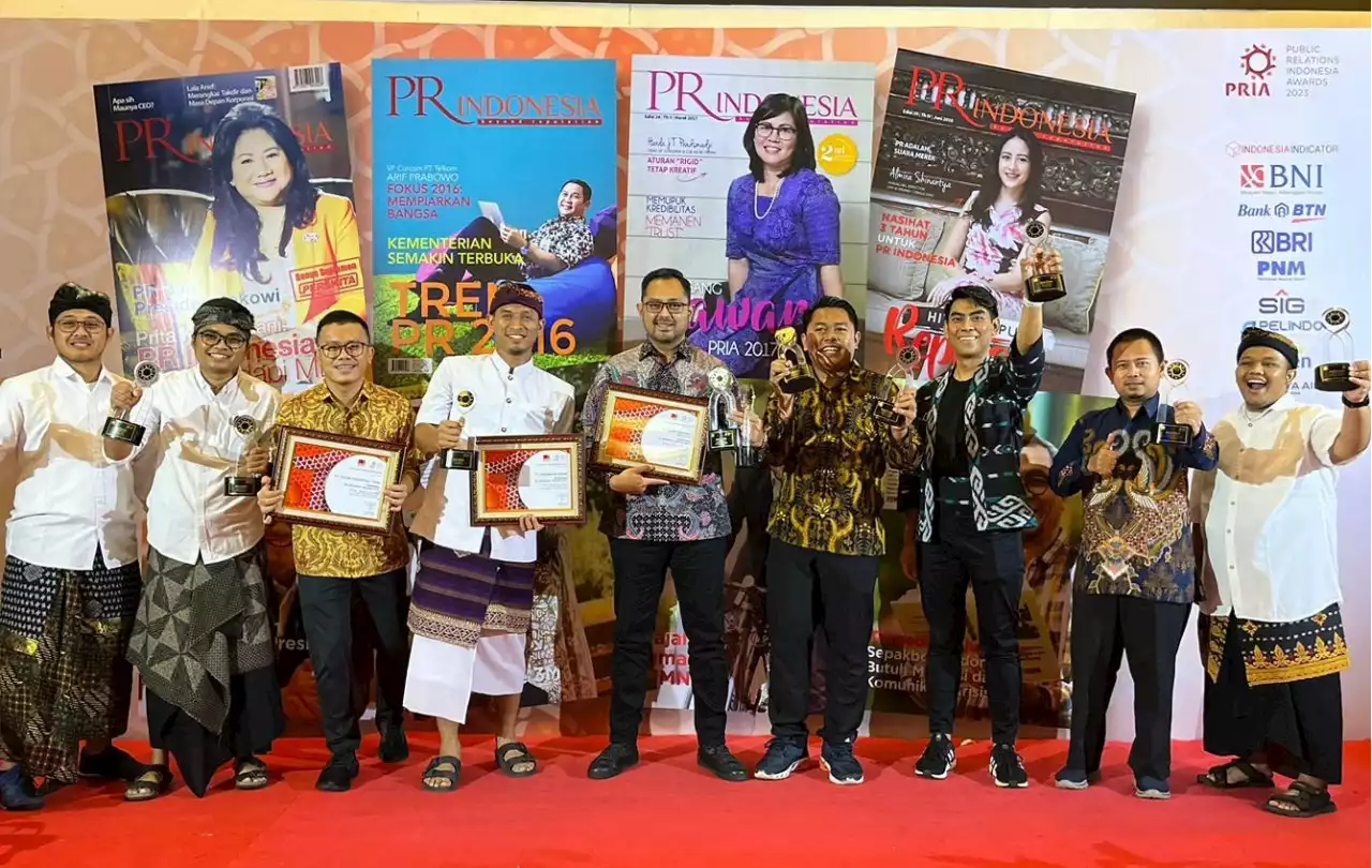 Keren! Pupuk Indonesia Group Borong 16 Penghargaan Kehumasan PR Indonesia Awards 2023