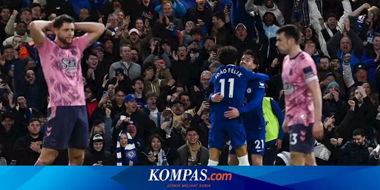 Hasil Chelsea Vs Everton, Gol Dramatis Batalkan Kemenangan The Blues