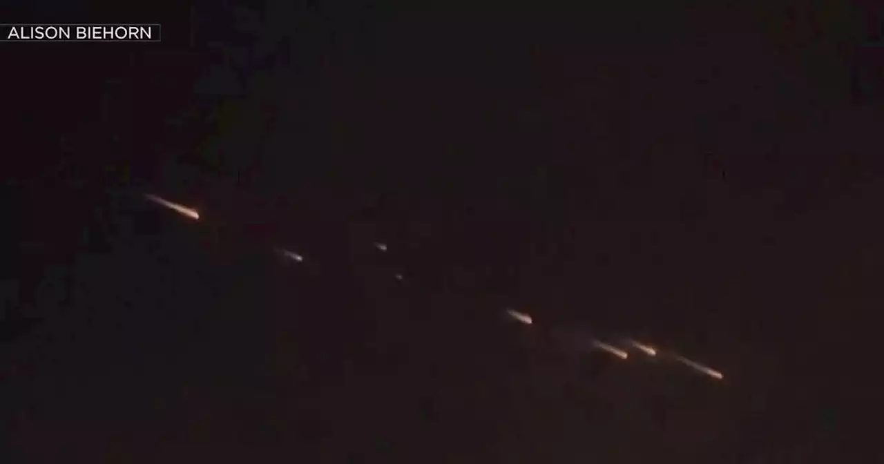 Streaks of light seen over the Sacramento region skies likely space debris, expert says