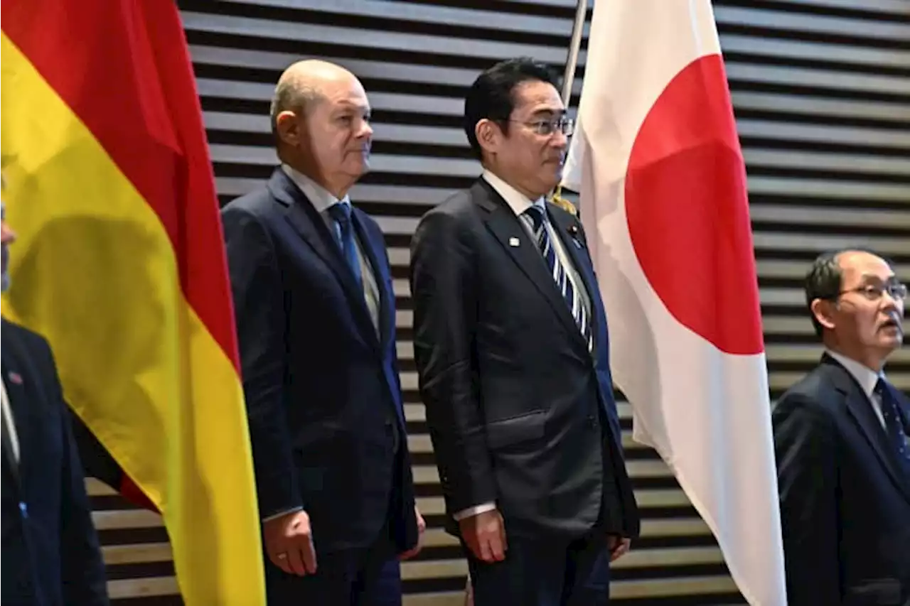 Japan, German leaders agree to strengthen ties, supply chain