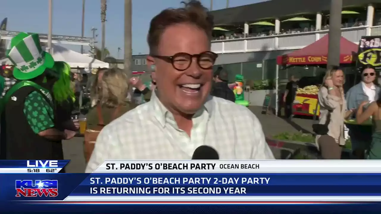 7,500 San Diegans expected to attend St. Paddy's O'Beach Party -