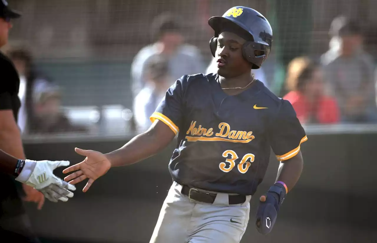 Notre Dame baseball’s ‘good energy’ helps it sweep Harvard-Westlake in Mission League