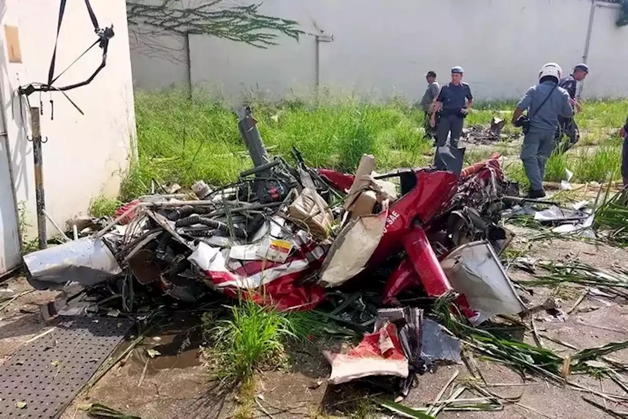 Cayó un helicóptero en una zona residencial de San Pablo: hay cuatro muertos