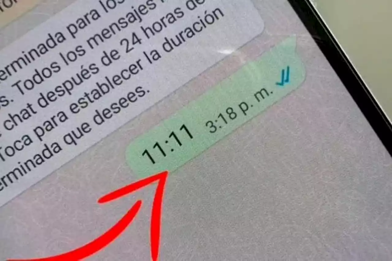 Por qué los jóvenes envían el número “11:11″ como mensaje en WhatsApp y qué significa