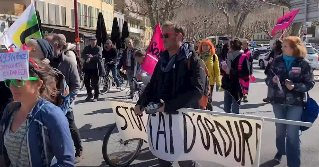 Vidéo : un barrage filtrant organisé à l'entrée de Digne-les-Bains