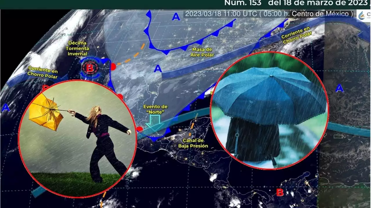 Frente Frío 41 provocará FUERTES lluvias y chubascos en estos estados | MAPA