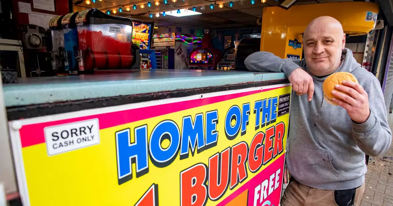 We revisited Blackpool's famous £1 burger tucked away off the promenade