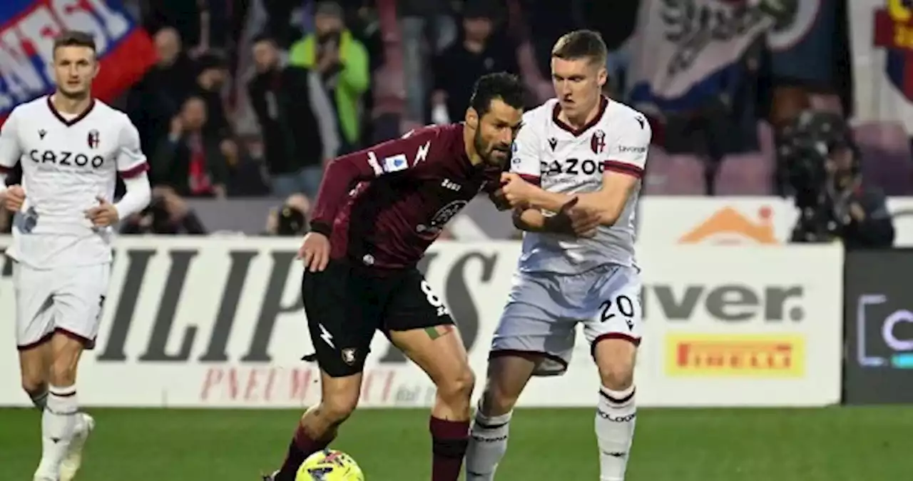 Resumen del partido Salernitana vs Bolonia (2-2). GOLES