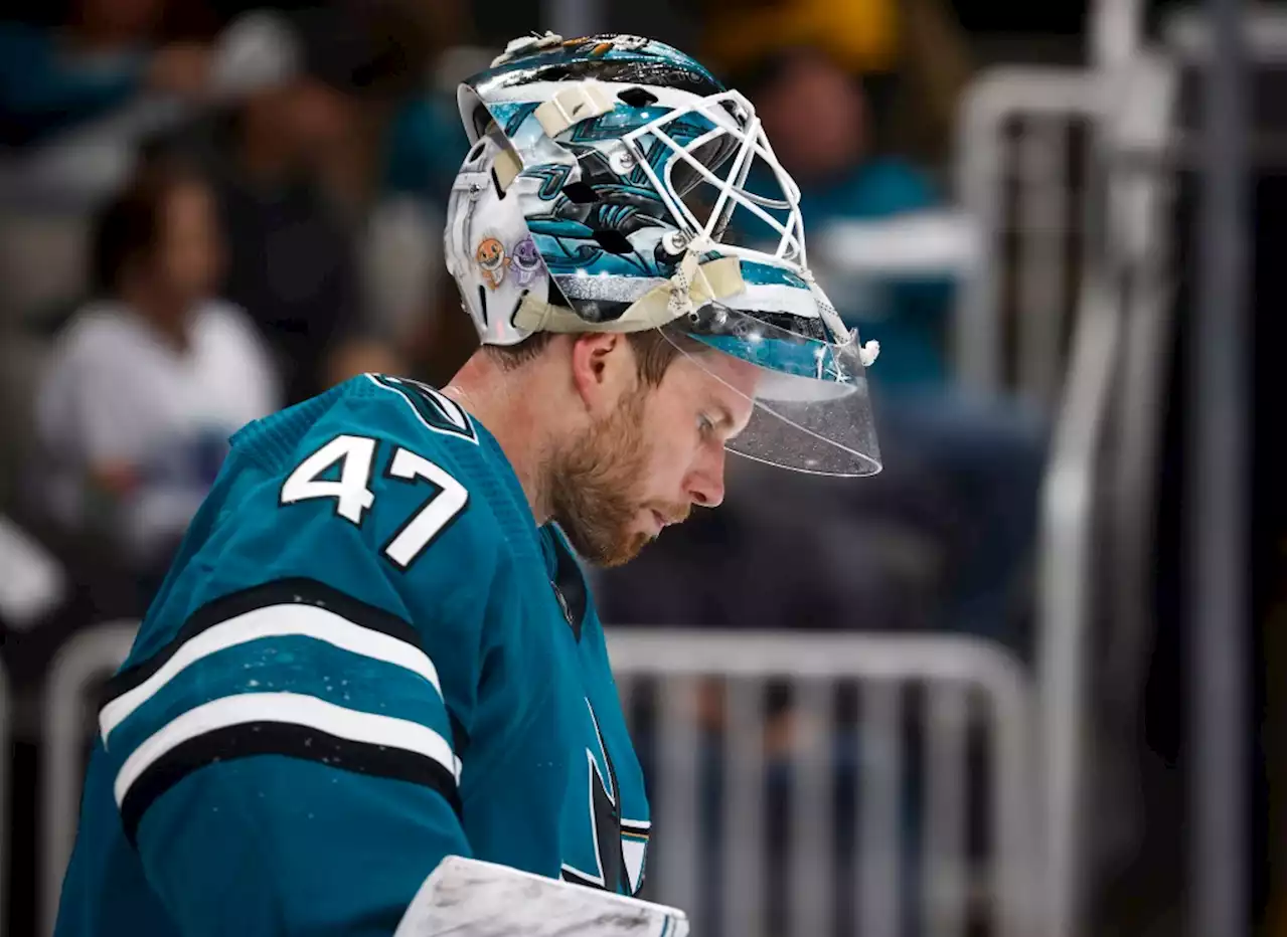 Sharks’ James Reimer won’t wear Pride-themed warmup jersey, saying it runs counter to religious beliefs