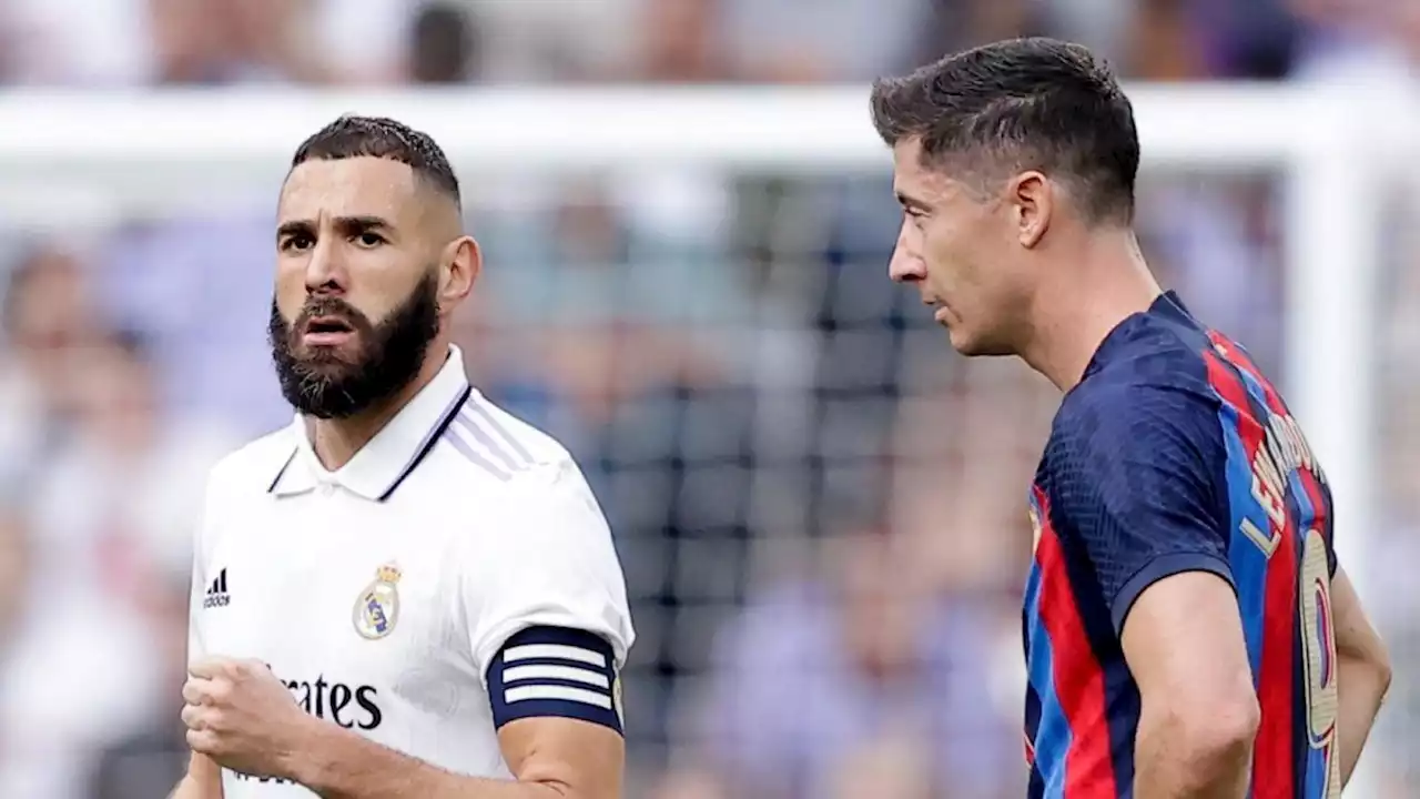 Karim Benzema superó un golpe en la tibia y jugará ante Barcelona