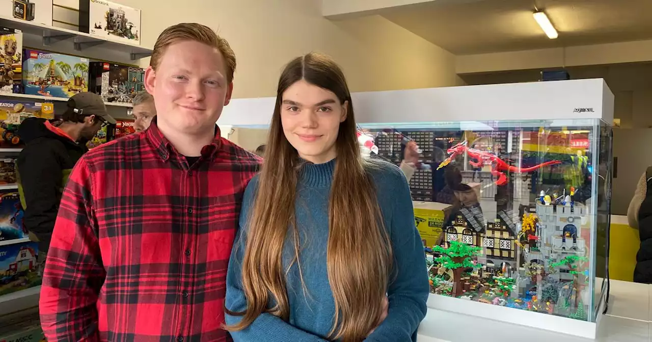 Long queues for opening of brand new 'fantastic' lego resale store in town