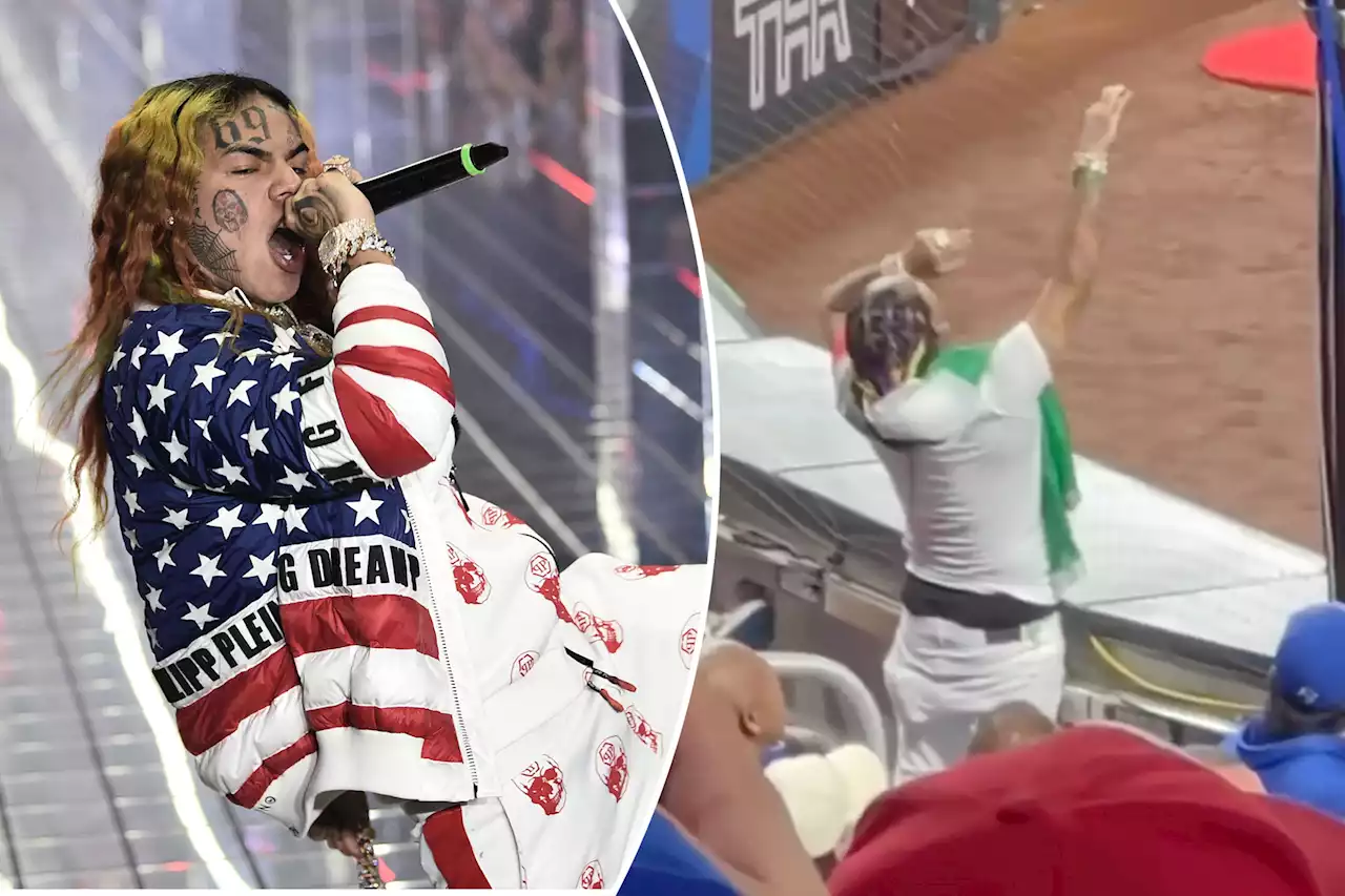 Tekashi 6ix9ine kicked out of baseball stadium in Miami after getting too drunk