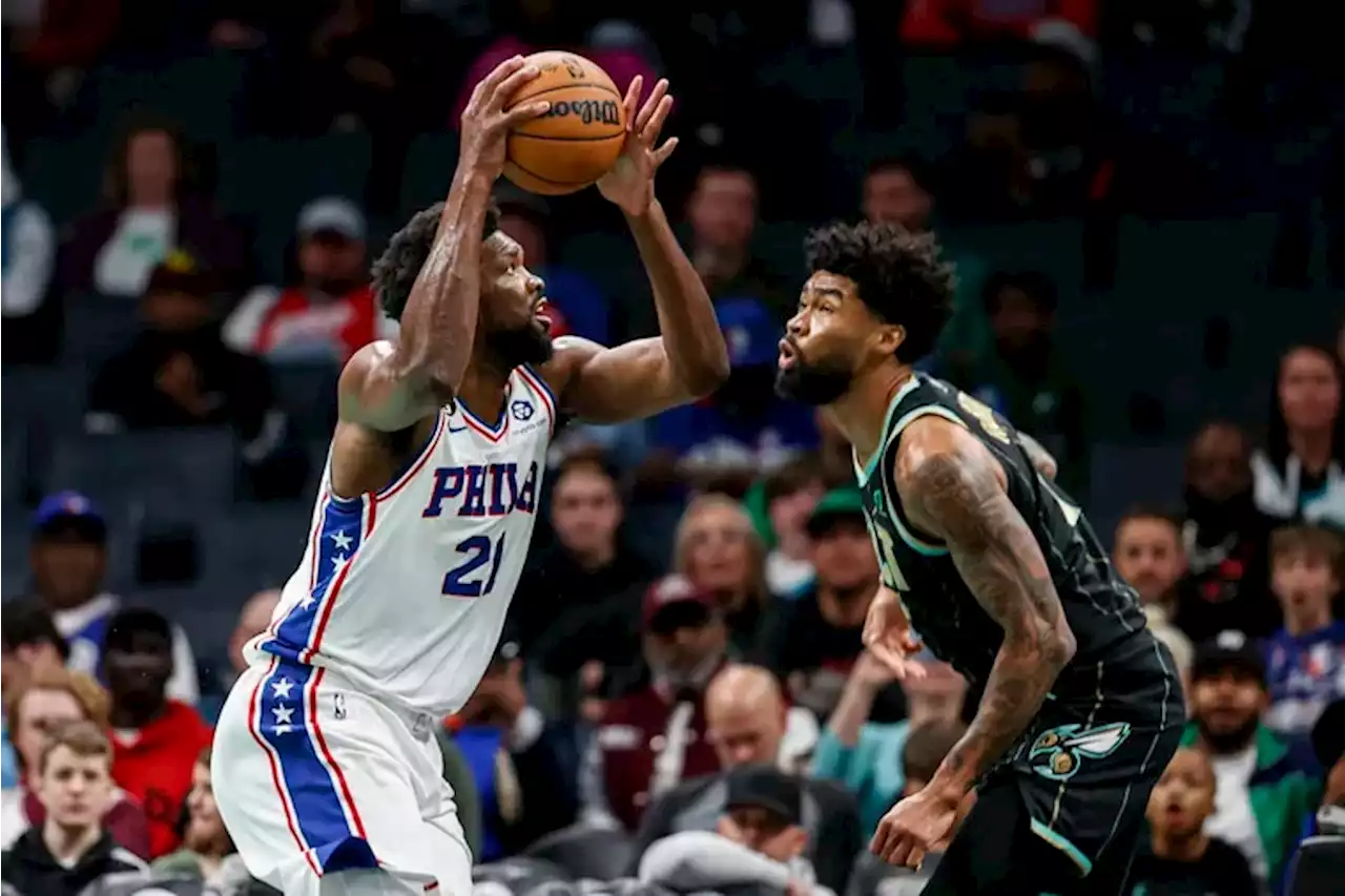 Another big night from Joel Embiid helps the Sixers dominate the Hornets, extend winning streak to seven games