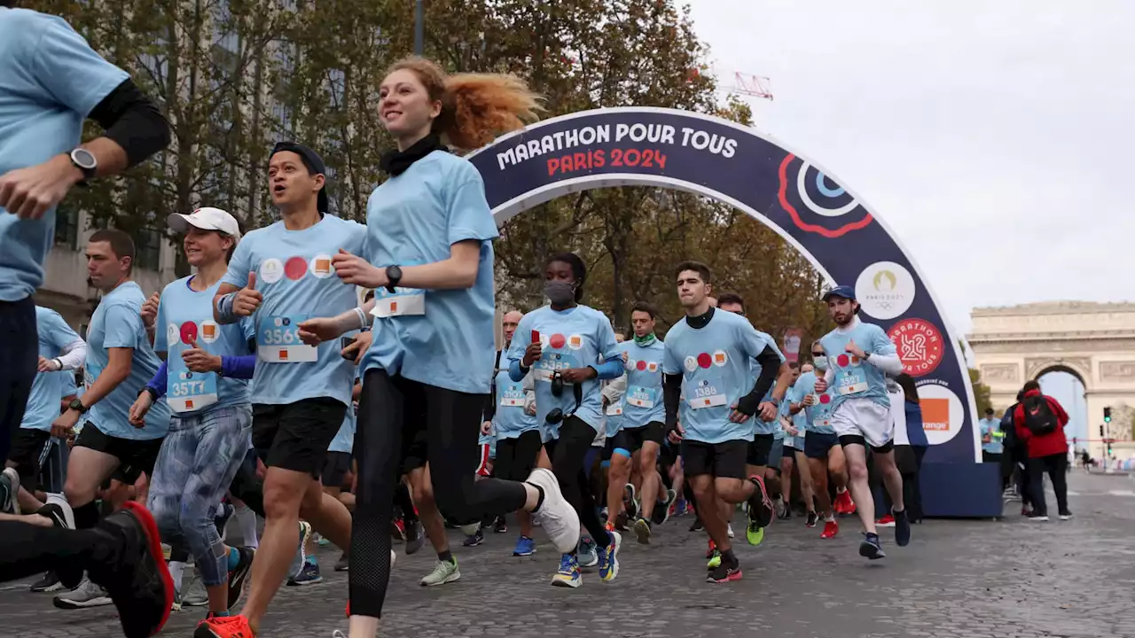 JO de Paris 2024: le Marathon pour Tous, un rêve difficile à atteindre