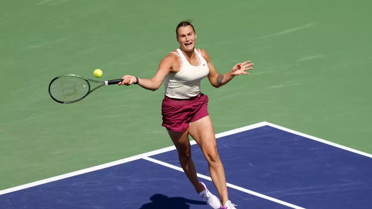 Tennis: la Bélarusse Sabalenka admet qu'il y a 'beaucoup de tension' avec les Ukrainiennes