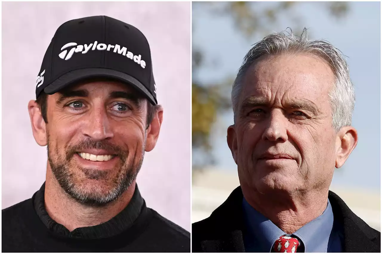 Aaron Rodgers Hangs With Vaccine Conspiracy Theorist RFK Jr.