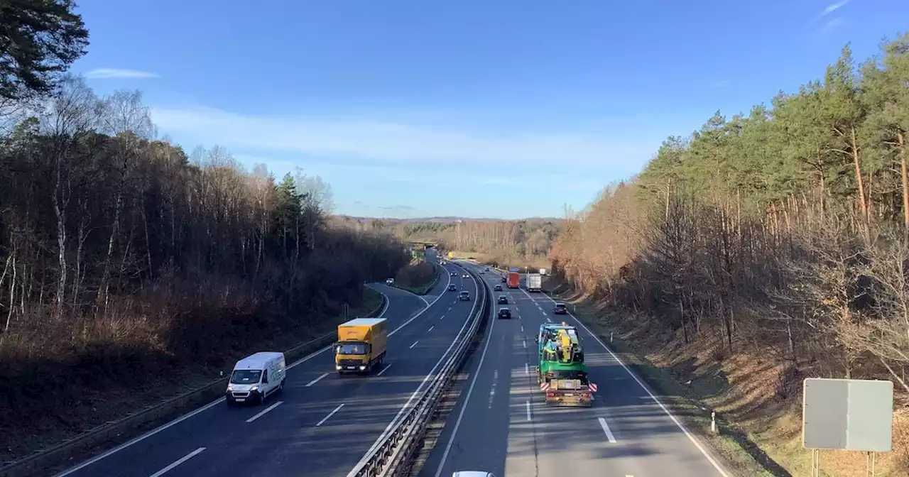 Richtung Saarlouis: A8 bei Neunkirchen ist dieses Wochenende voll gesperrt