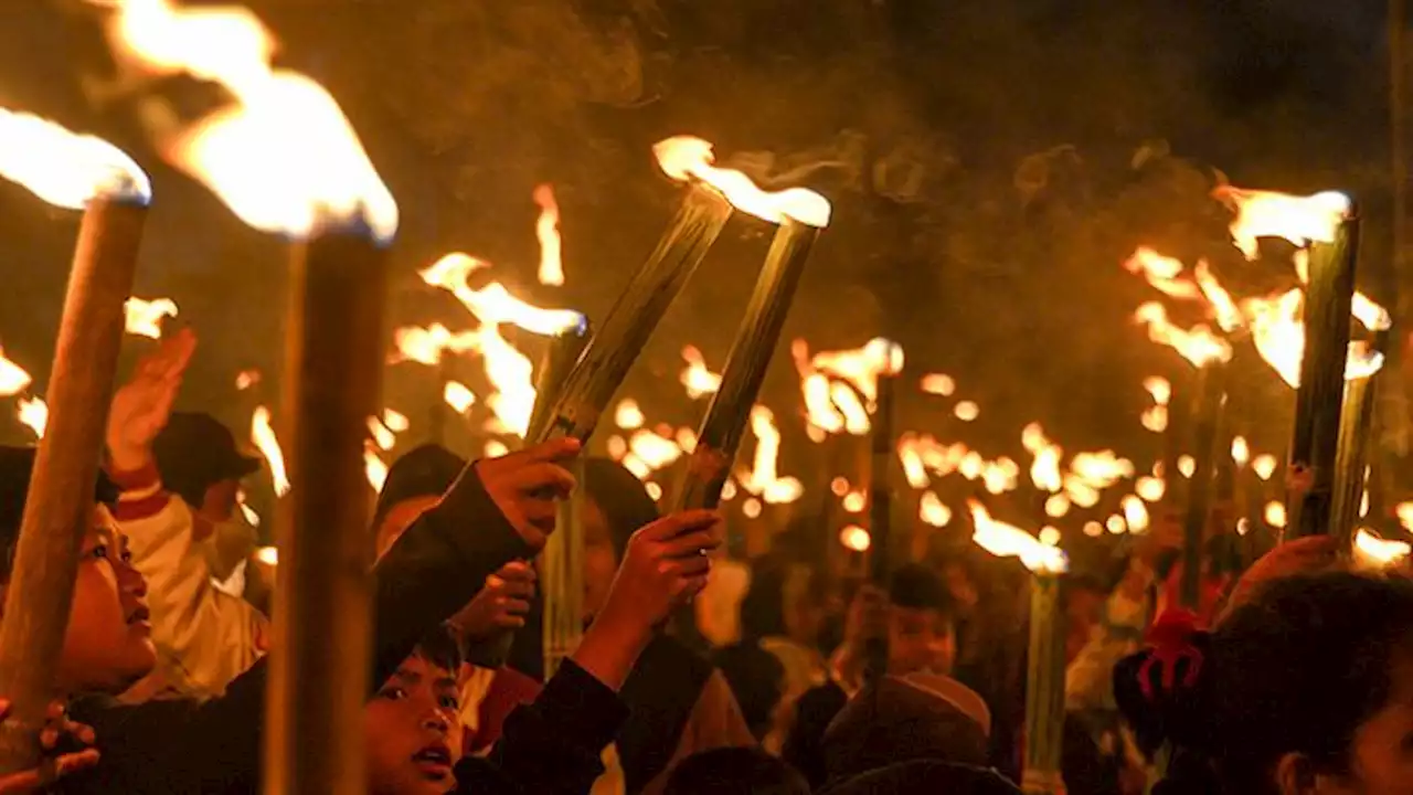 Jelang Ramadan, Sejumlah Daerah Gelar Pawai Obor