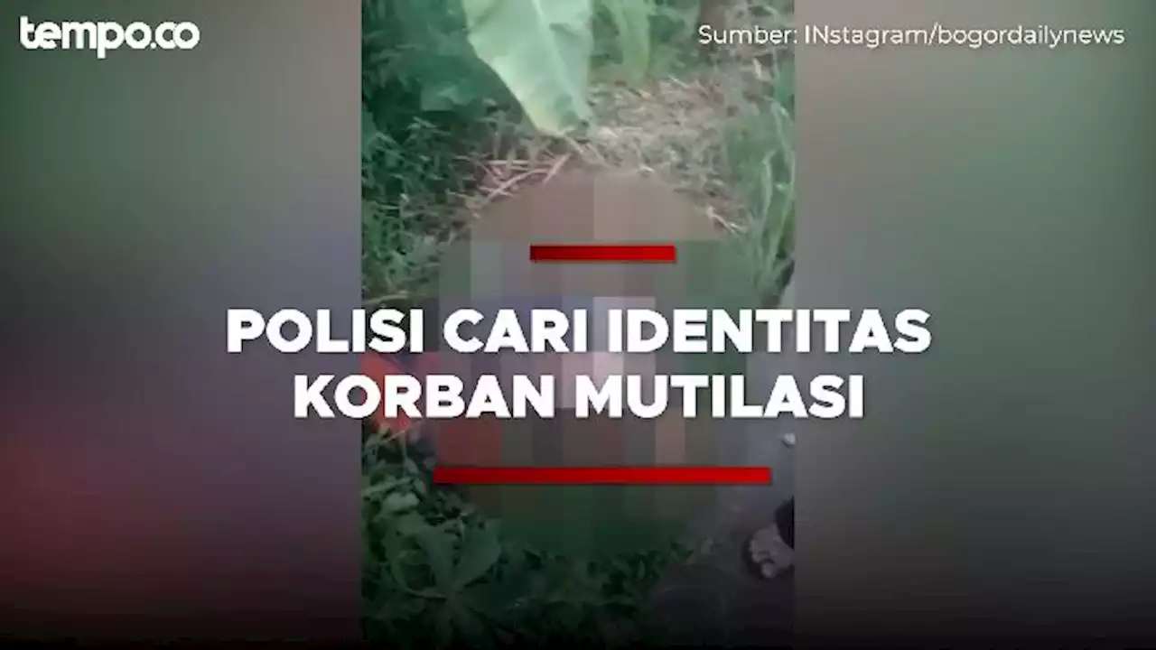 Kepala Mayat Mutilasi di Bogor Dibuang ke Sungai, Pelaku Potong Korban Gunakan Gerinda