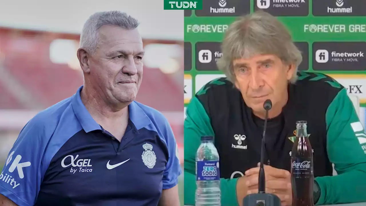 Pellegrini elogia a Javier Aguirre previo al Betis vs. Mallorca