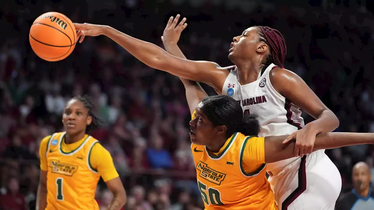 March Madness: South Carolina opens title defense with dominant win over Norfolk State