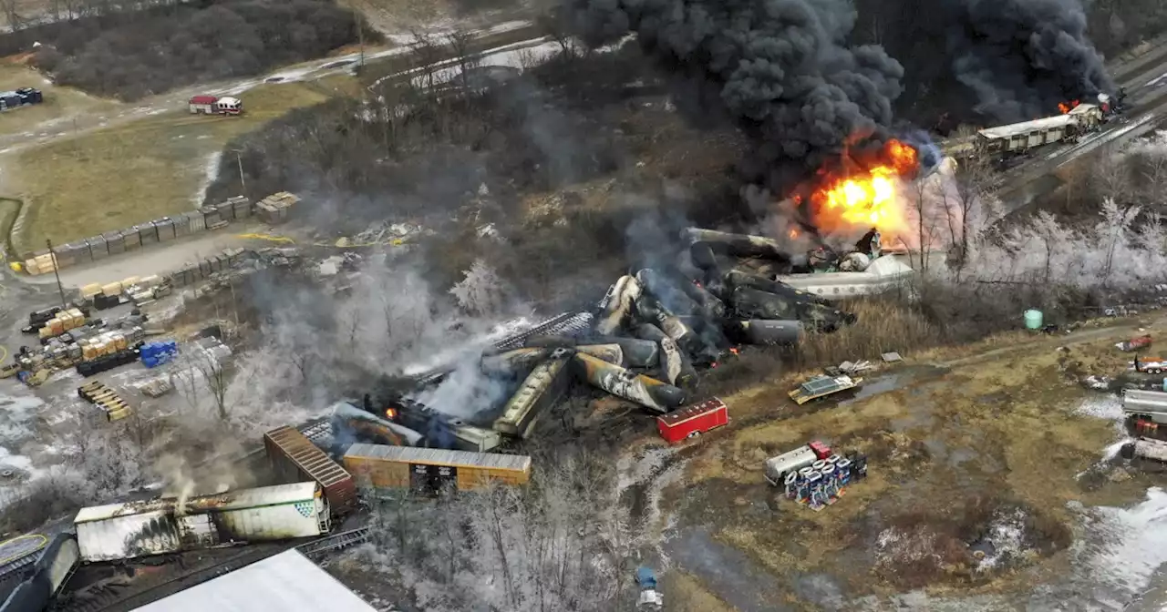 Holcomb committed to making sure toxic waste from East Palestine train derailment is safe