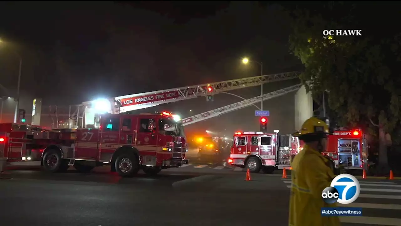 As many as 25 tenants displaced after fire breaks out at East Hollywood building