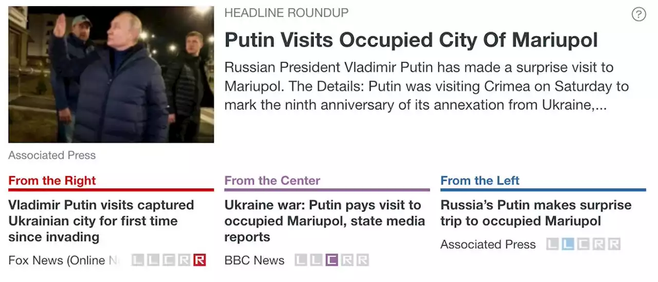 Putin Visits Occupied City Of Mariupol