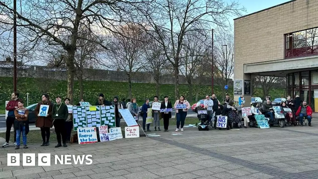 York blue badge parking ban protest at Lib Dem conference