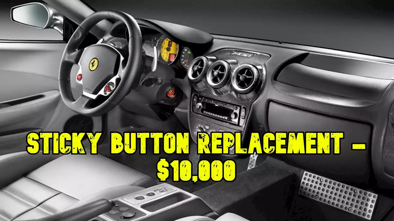 Replacing Sticky Ferrari Buttons Cost One Owner Almost $10,000 | Carscoops