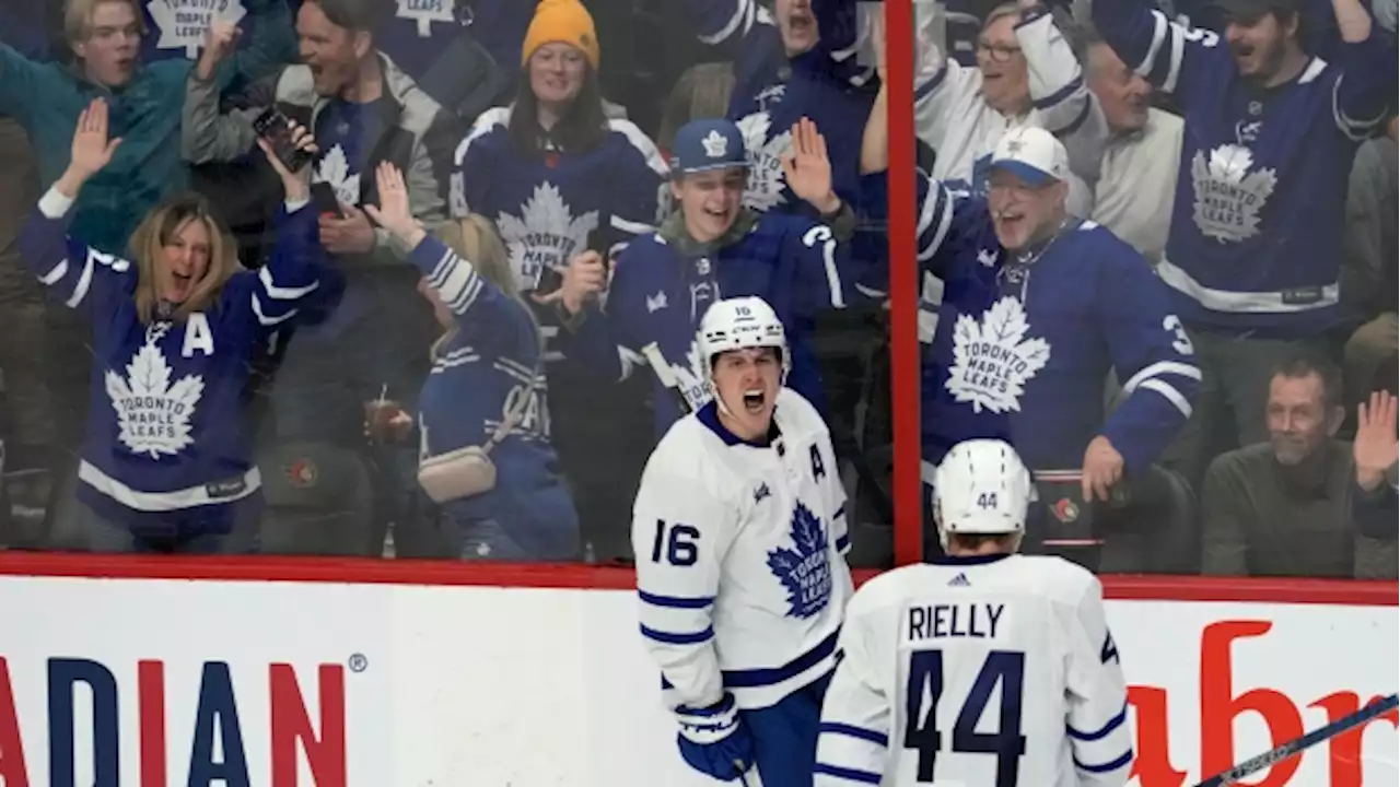 Maple Leafs fend off Senators late rally to win 5-4 in shootout