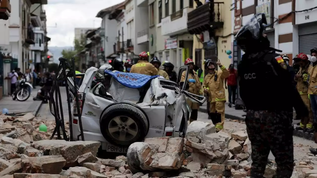 Strong earthquake kills at least 13 in Ecuador, 1 in Peru