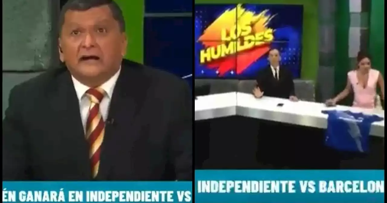 Video: analizaban la fecha en Ecuador y un fuerte sismo los sorprendió en vivo