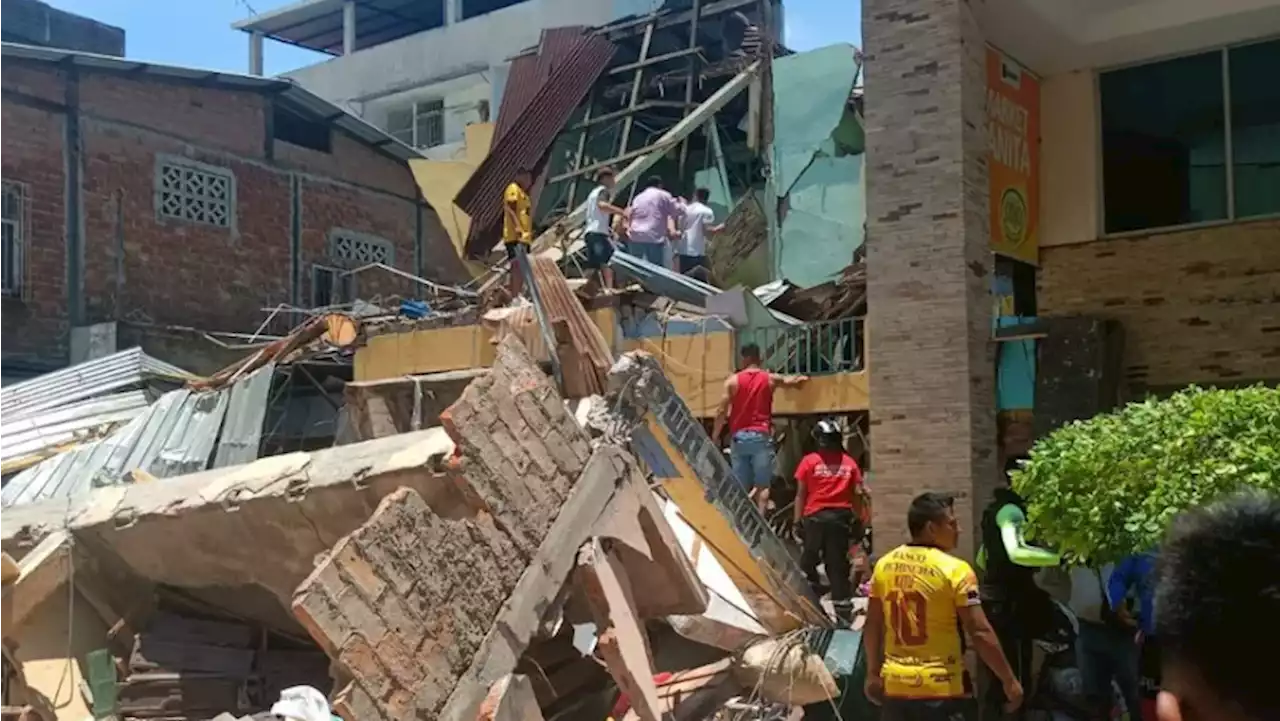 Doce muertos deja sismo de magnitud 6,5 en Ecuador