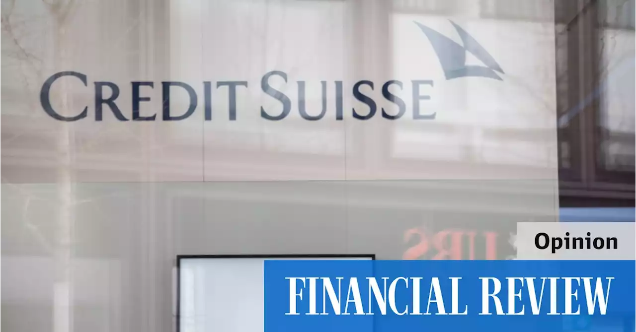 Why the Credit Suisse-UBS deal simply must get done