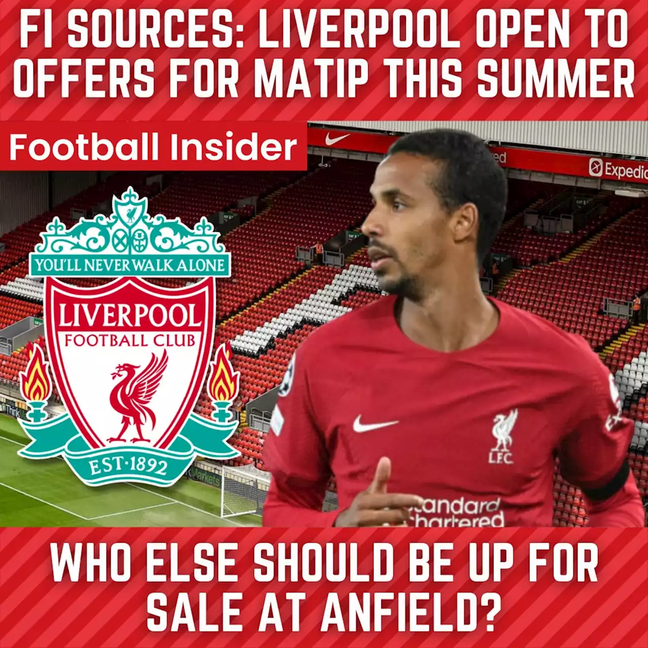 Liverpool will accept Matip offer as defensive changes planned - sources