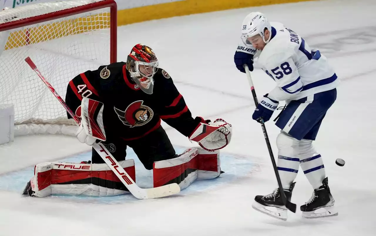 Maple Leafs fend off Senators late rally to win 5-4 in shootout