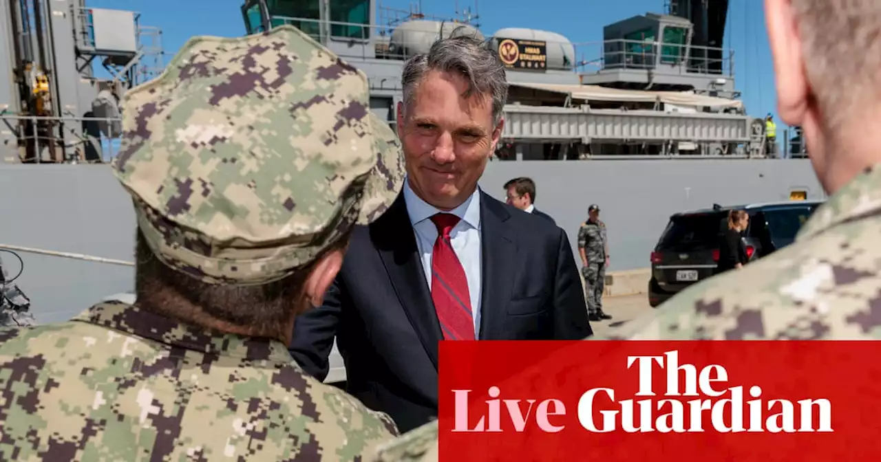 News live: Marles says Australia has ‘absolutely not’ made commitment to back US in event of Taiwan conflict